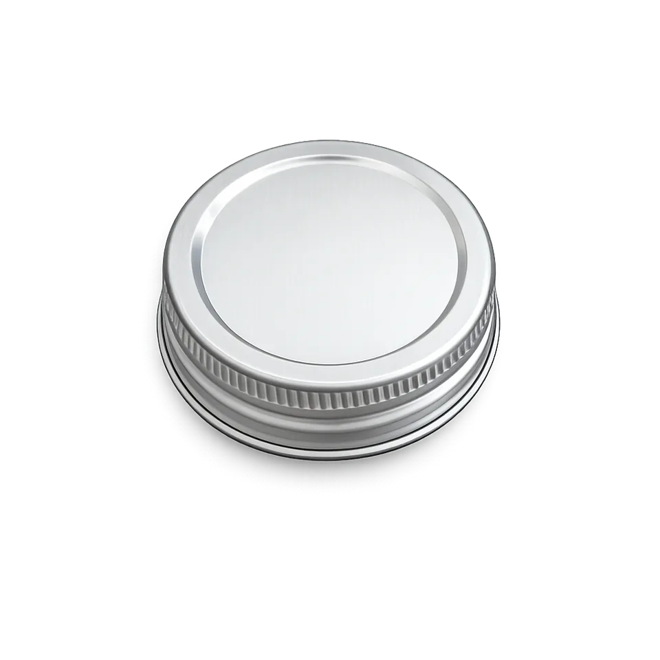 52 mm Metal Screw Cap Silver