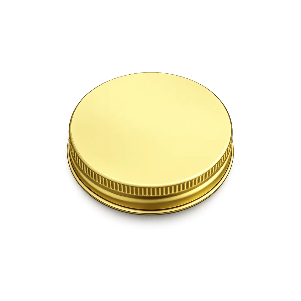 68 mm Metal Screw Cap Golden