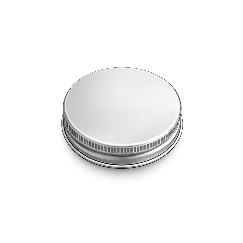 68 mm Metal Screw Cap Silver