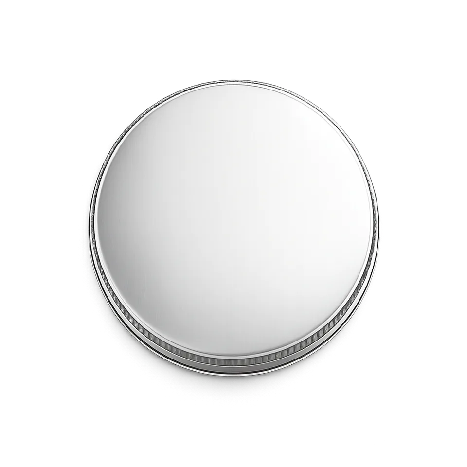 85 mm Metal Screw Cap Silver