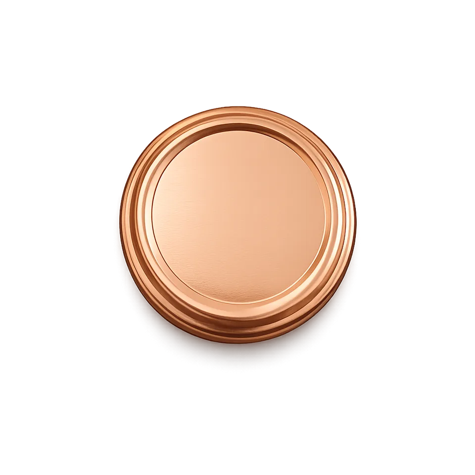 63 mm Metal Lug Cap Copper