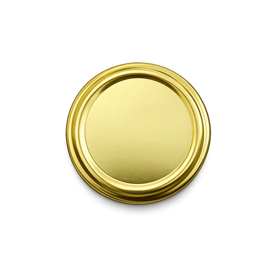 63 mm Metal Lug Cap Golden