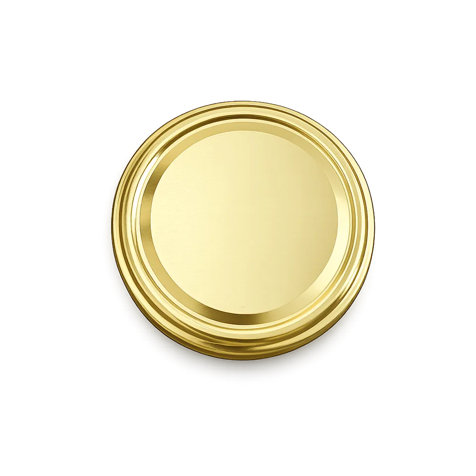 82 mm Metal Lug Cap Golden