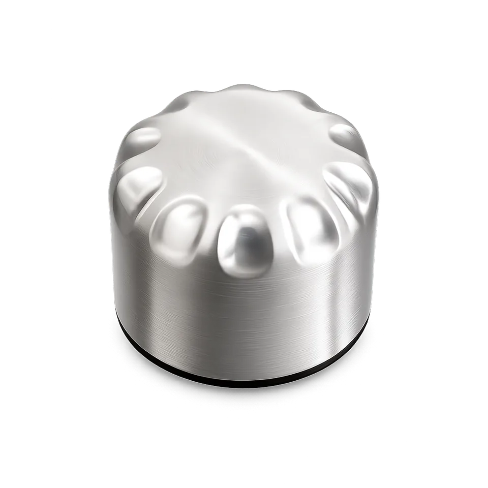 28 mm Steel Cap Silver