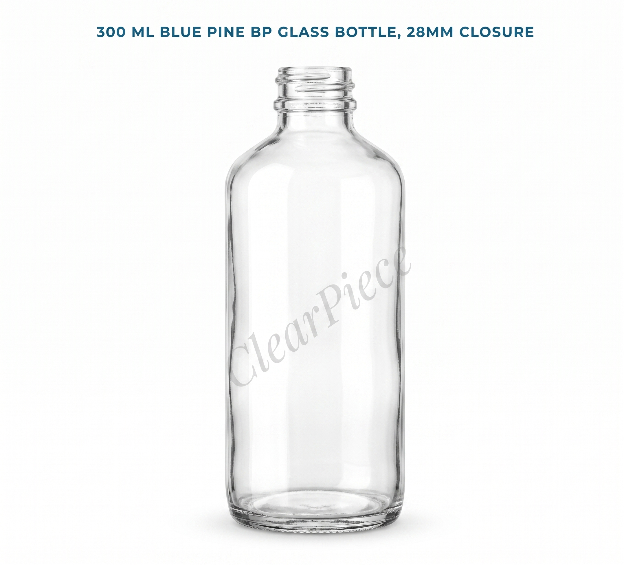 300 ml Blue Pine BP Glass Bottle, 28mm Closure