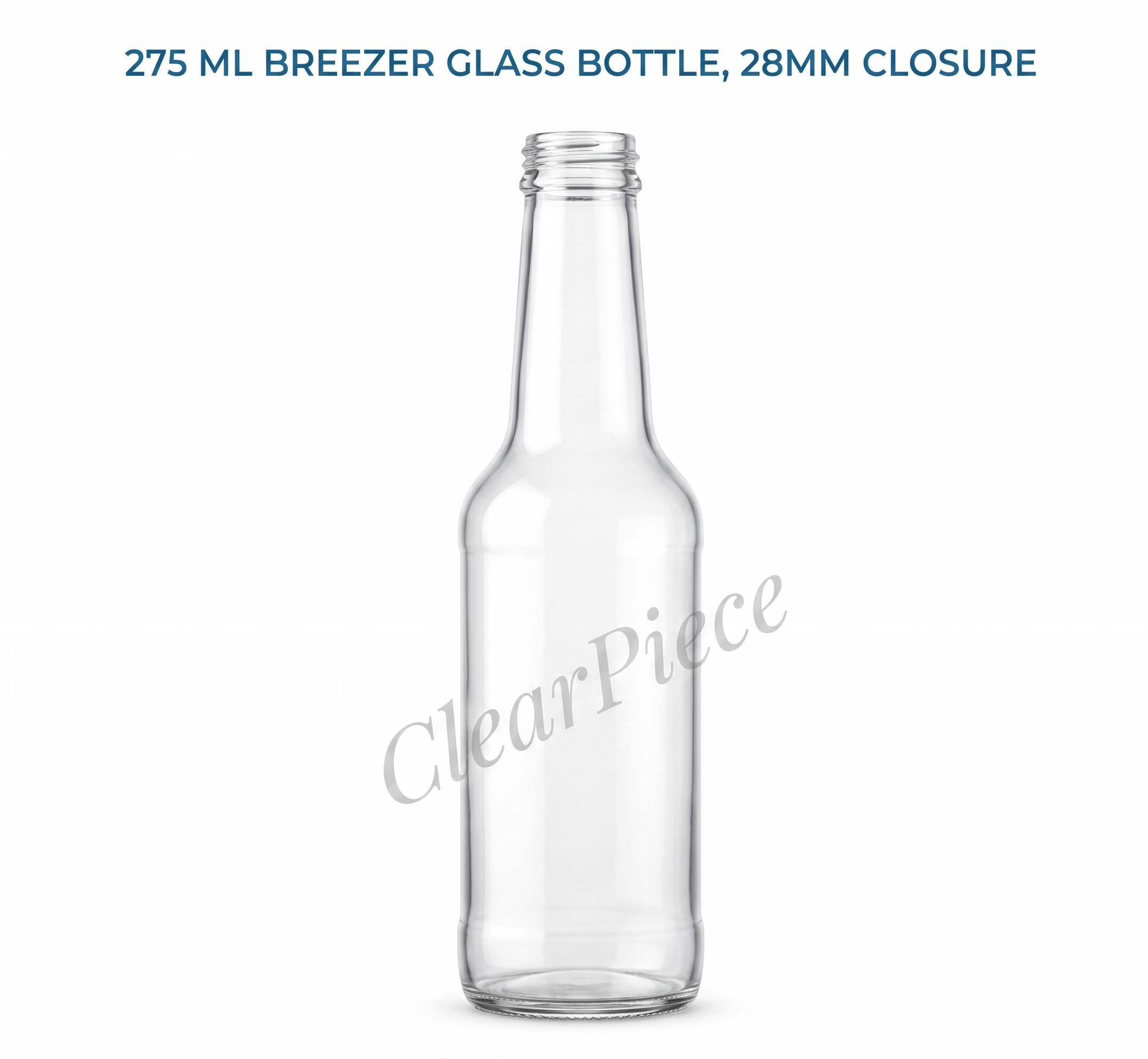 275 ml Breezer Glass Bottle, 28mm CLosure