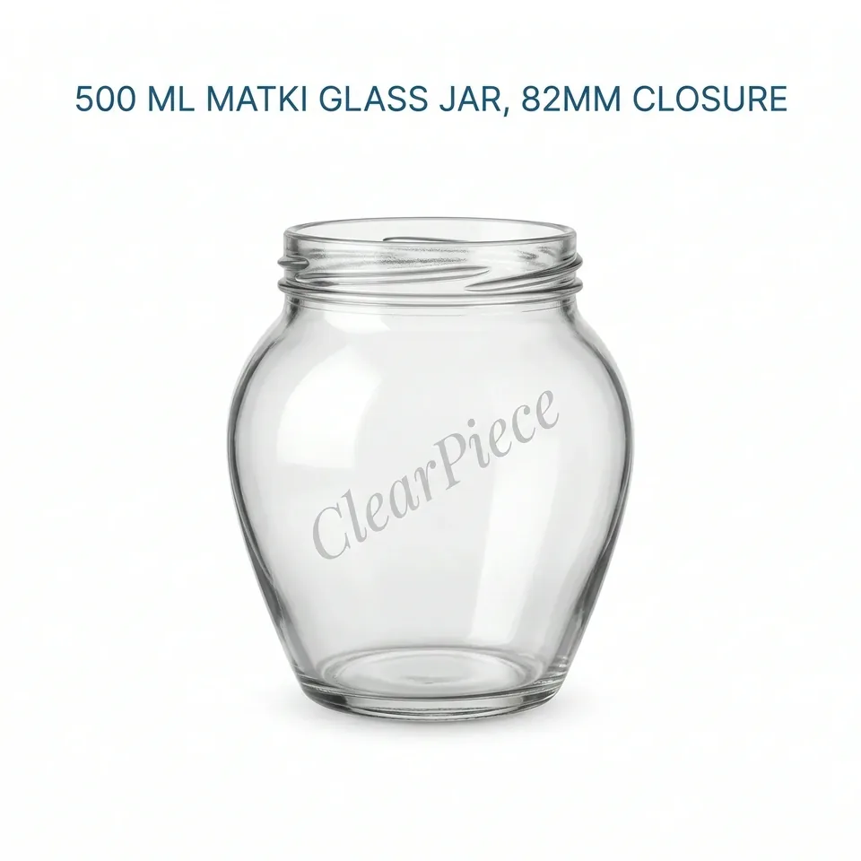 500 ml Matki Glass Jar 82mm Closure view 1