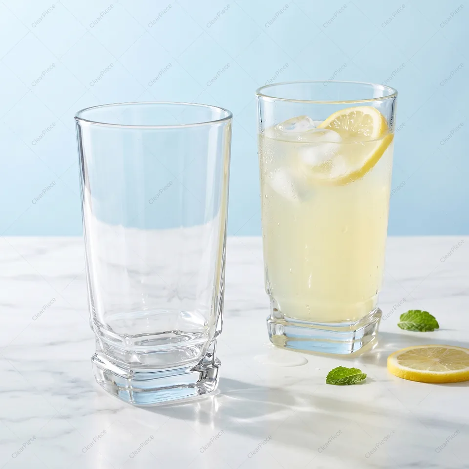 Glassware Tumbler 8 Oz Sq. Plaza, 300 ml view 2