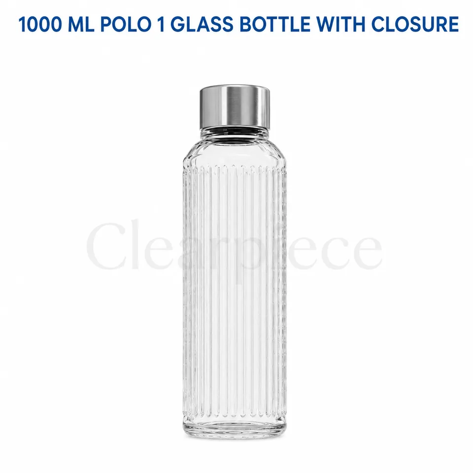 1000ml Polo 1 Glass Bottle with Closure view 1