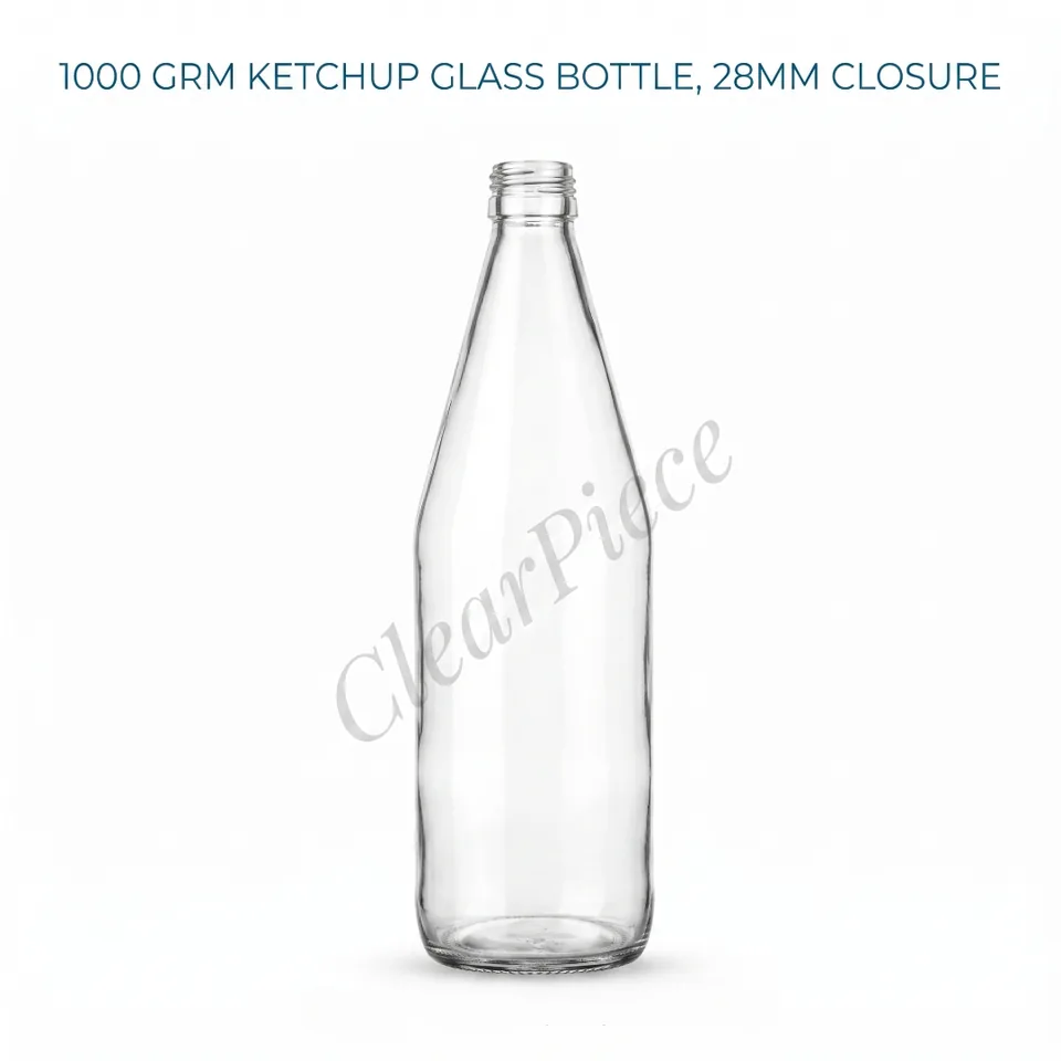 1000 grm Ketchup Bottle. 28mm Closure view 1