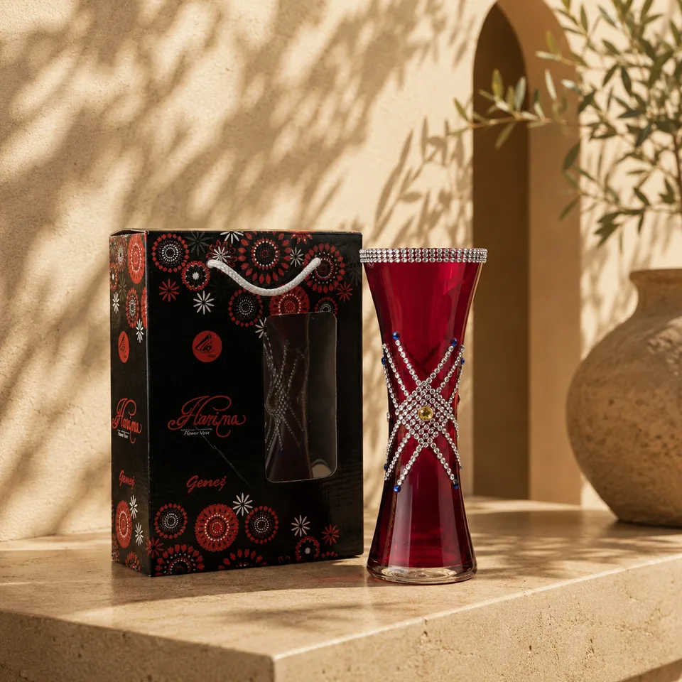 Flarina Ruby Flower - 12"